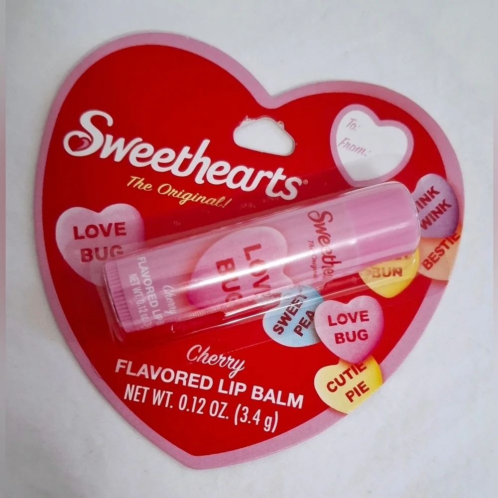 Sweethearts Cherry Flavored Valentines Day Lip Balm